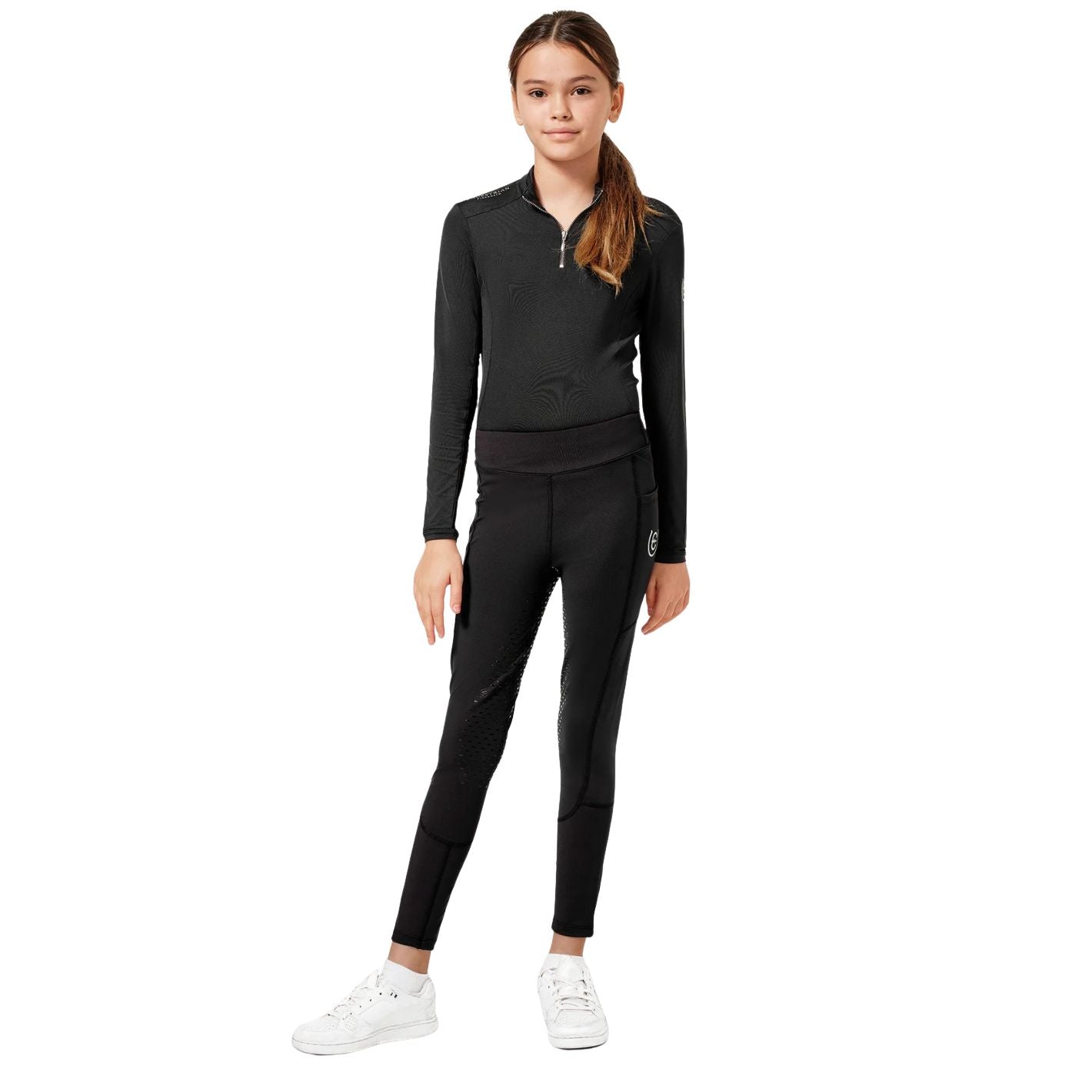 Equestrian Stockholm Kids Leggings - Black