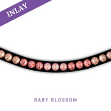 Load image into Gallery viewer, MagicTack Curved Browband - Baby Blossom

