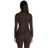 Aztec Diamond Core Long Sleeve Base Layer - Mocha