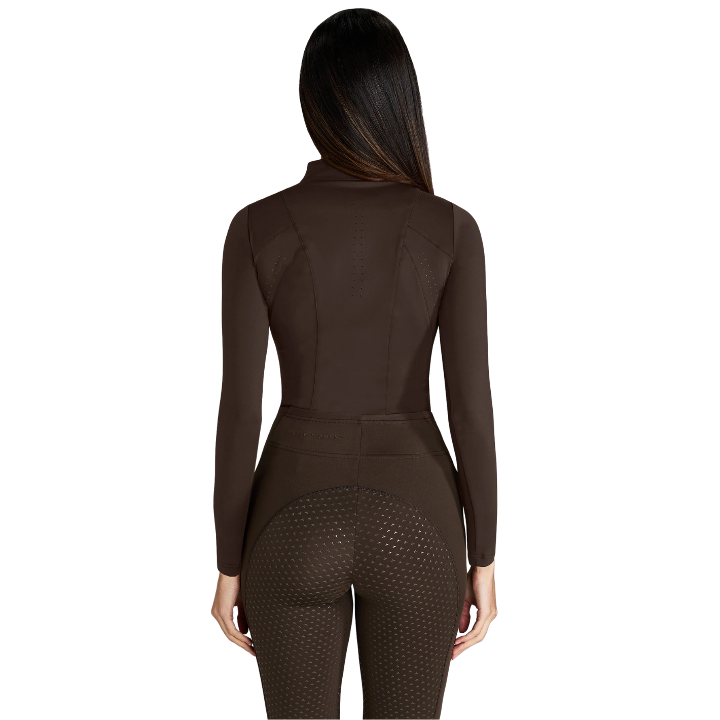 Aztec Diamond Core Long Sleeve Base Layer - Mocha