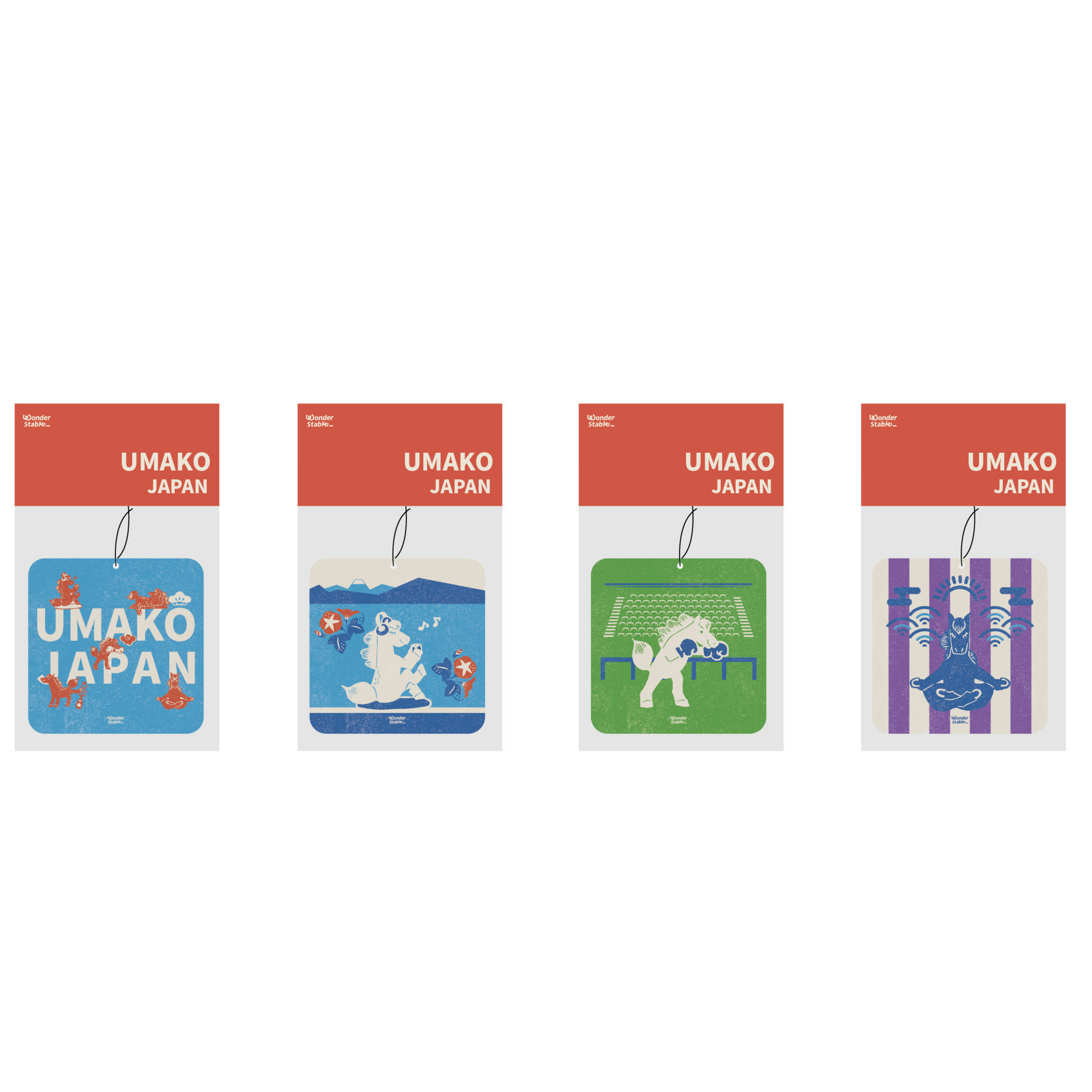 Wonderstable Umako Fragrance Card - Set of 4
