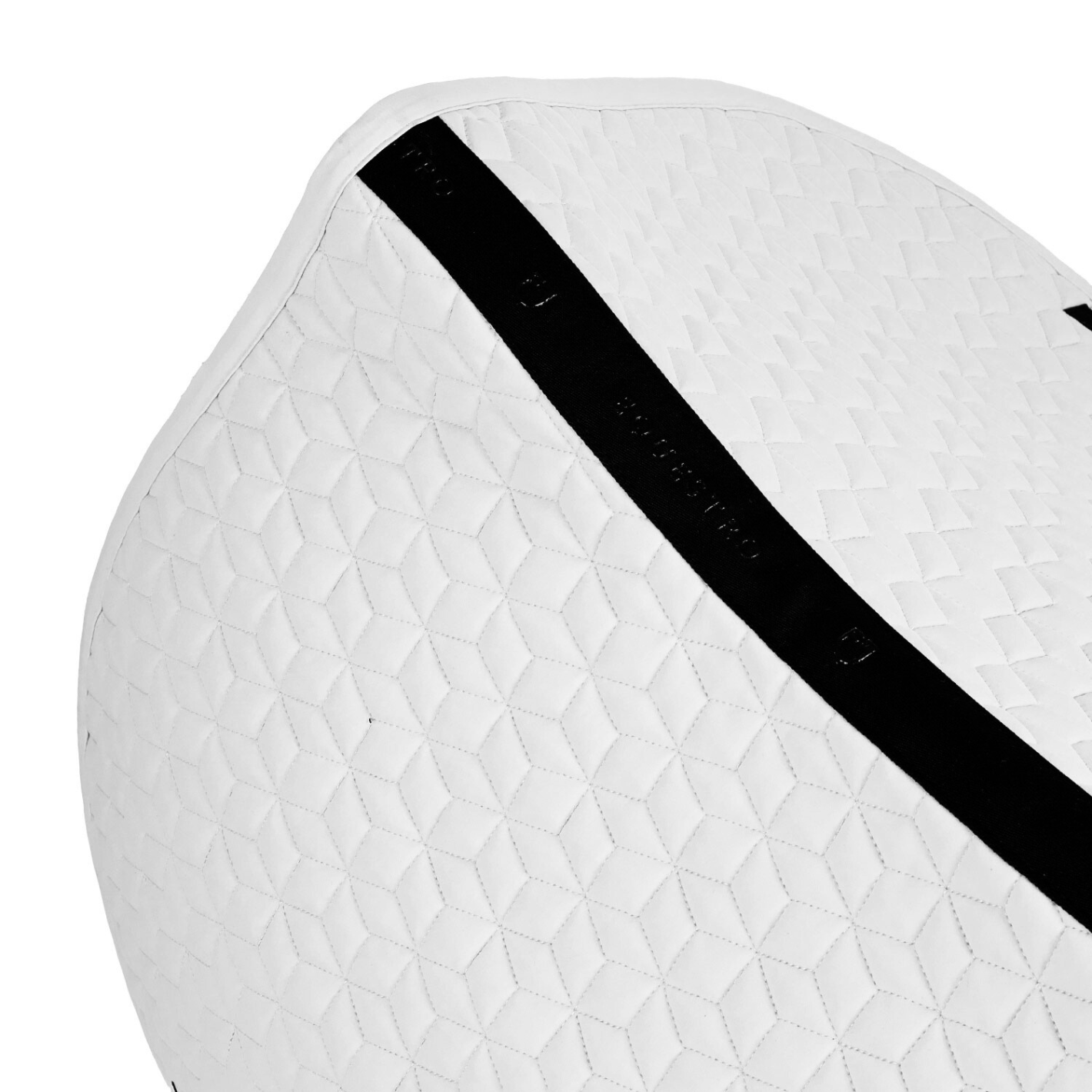 Equestro Cube Quilting Jump Pad - White