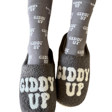 Load image into Gallery viewer, Dreamers &amp; Schemers - Giddy Up Slippers
