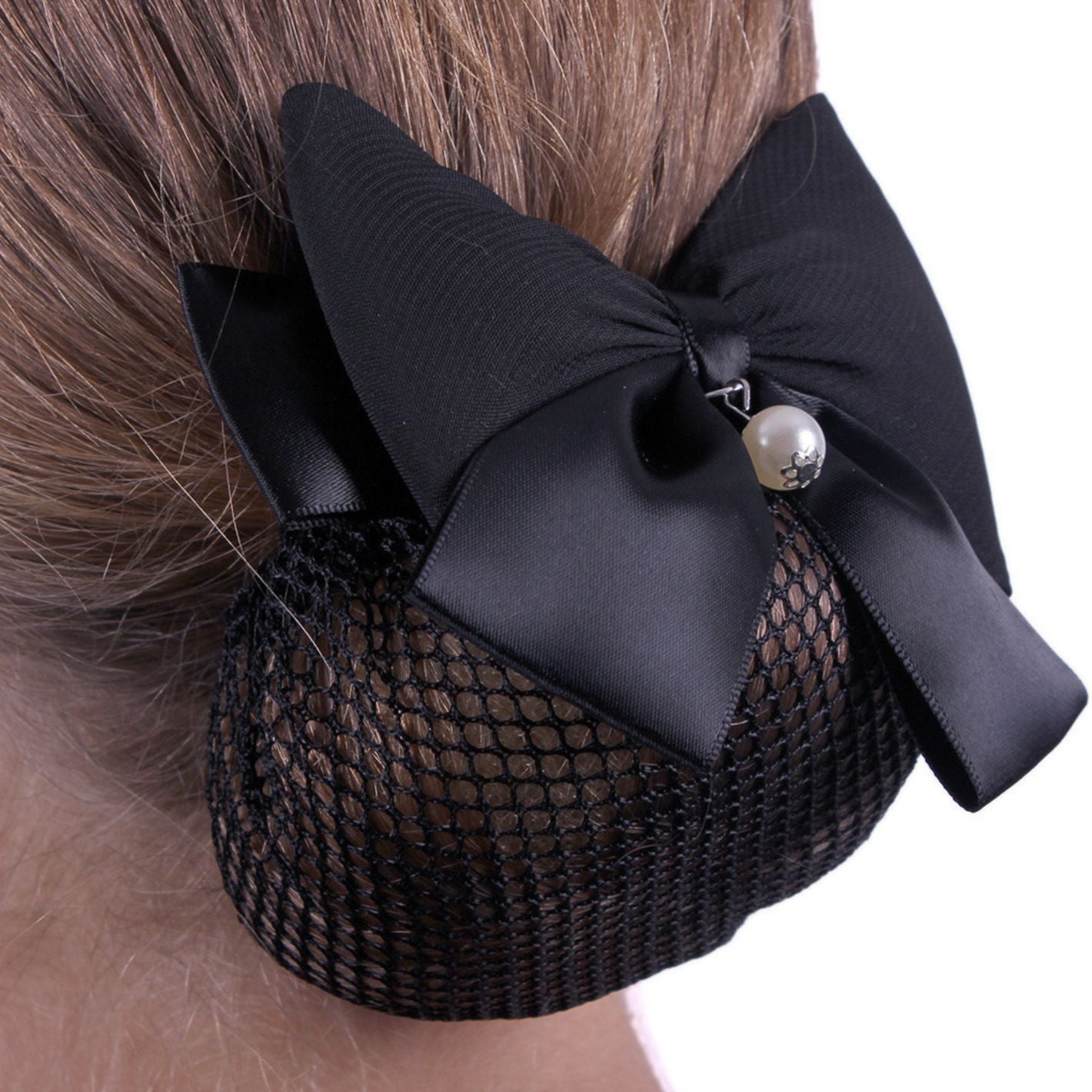 QHP Grace Hair Bow - Navy