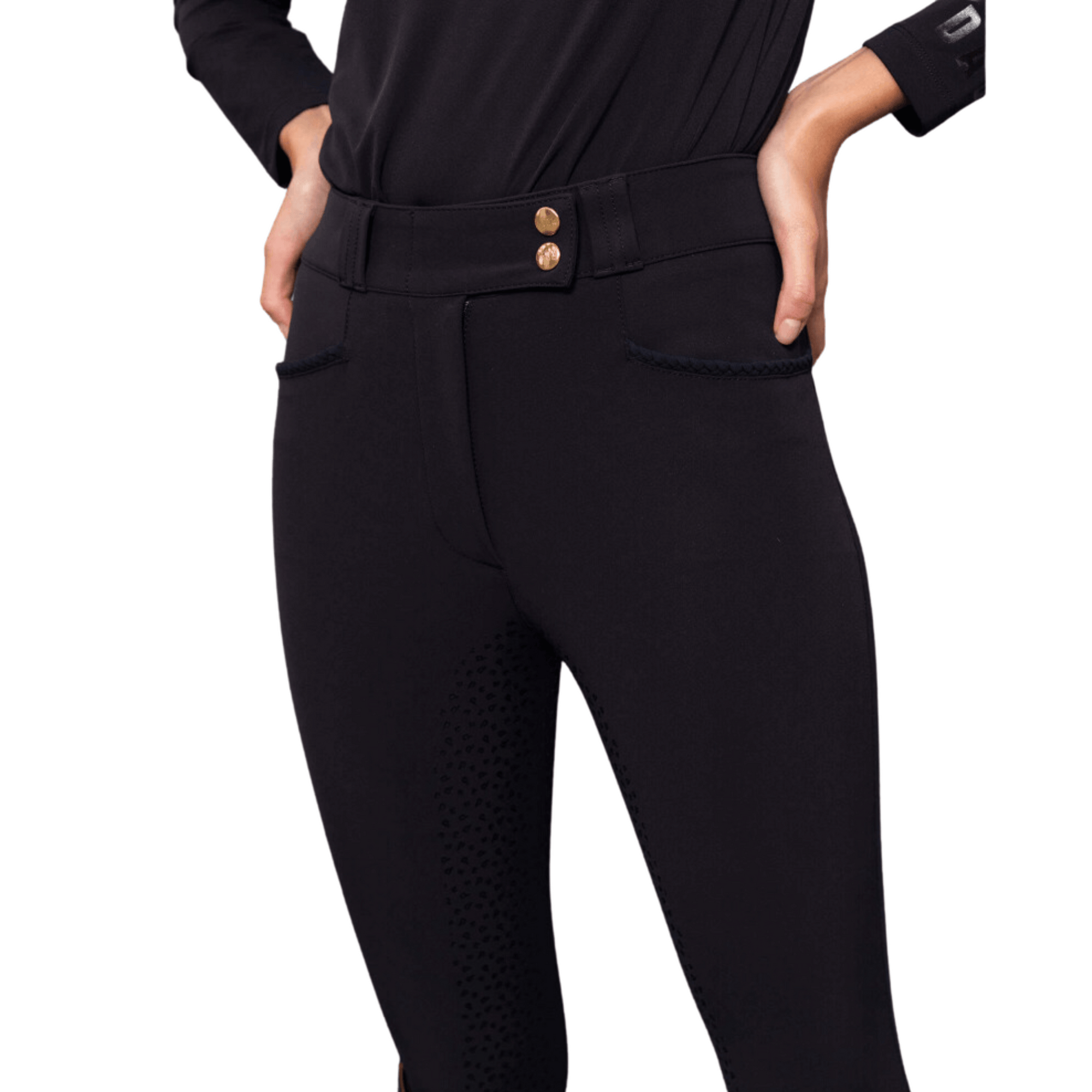Dada Sport Kit High Waist Breeches - Black