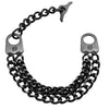 Sprenger Double Row Chain Bracelet - Anthracite