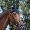 QHP Florence Browband - Black/Burgundy