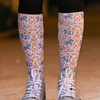 Dreamers & Schemers Boot Socks - Horse Floral