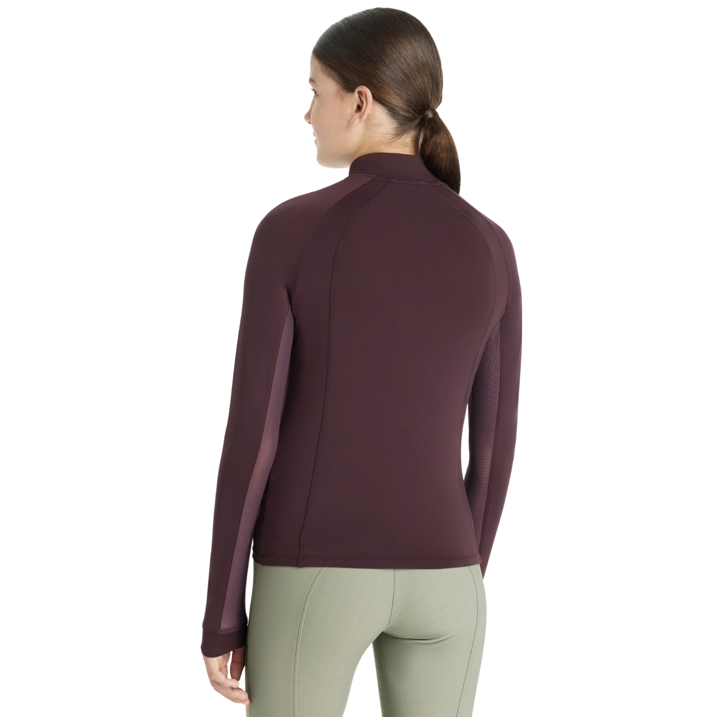 LeMieux Kids Hope Long Sleeve Base Layer - Damson