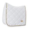 Equestrian Stockholm Dressage Pad - White Gold