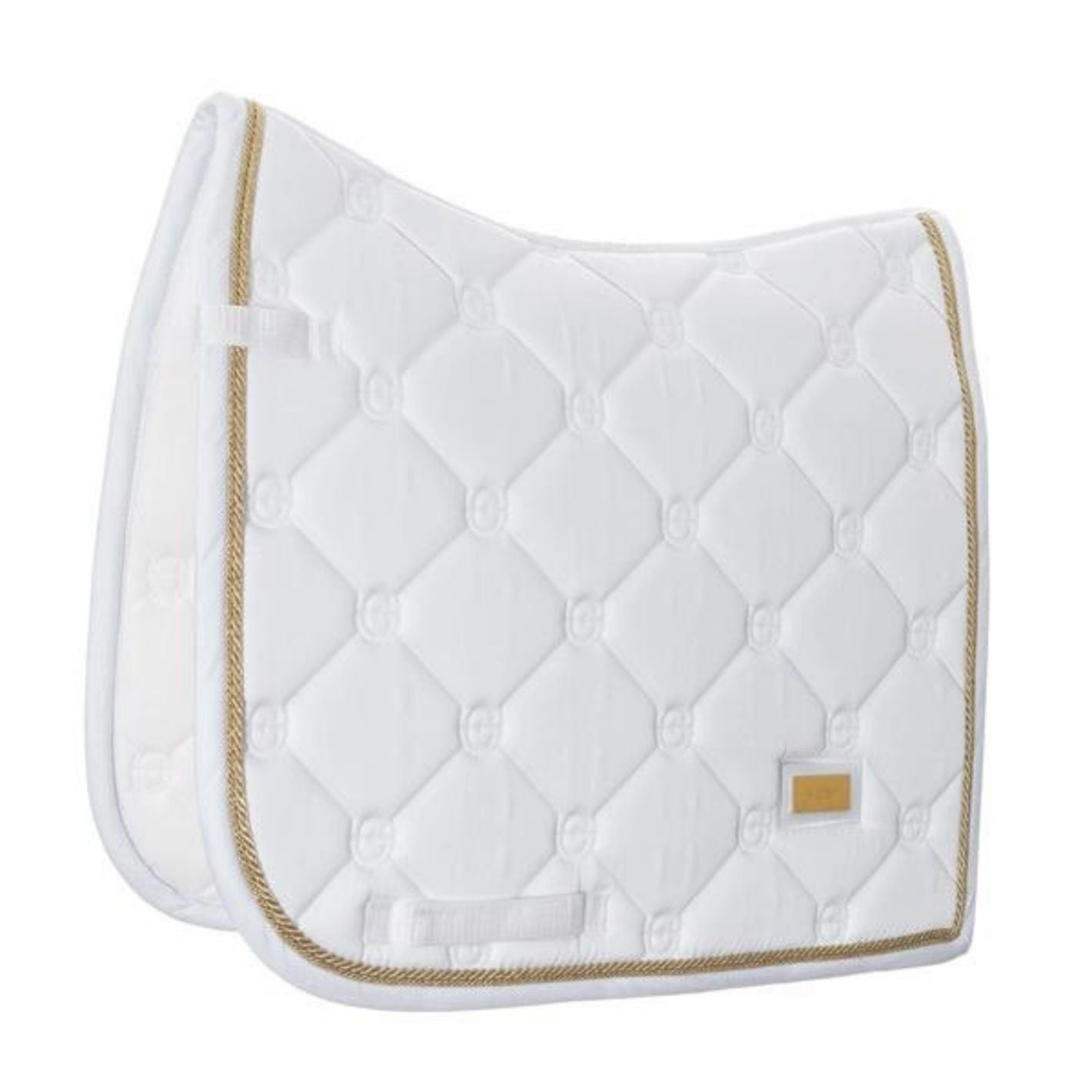 Equestrian Stockholm Dressage Pad - White Gold