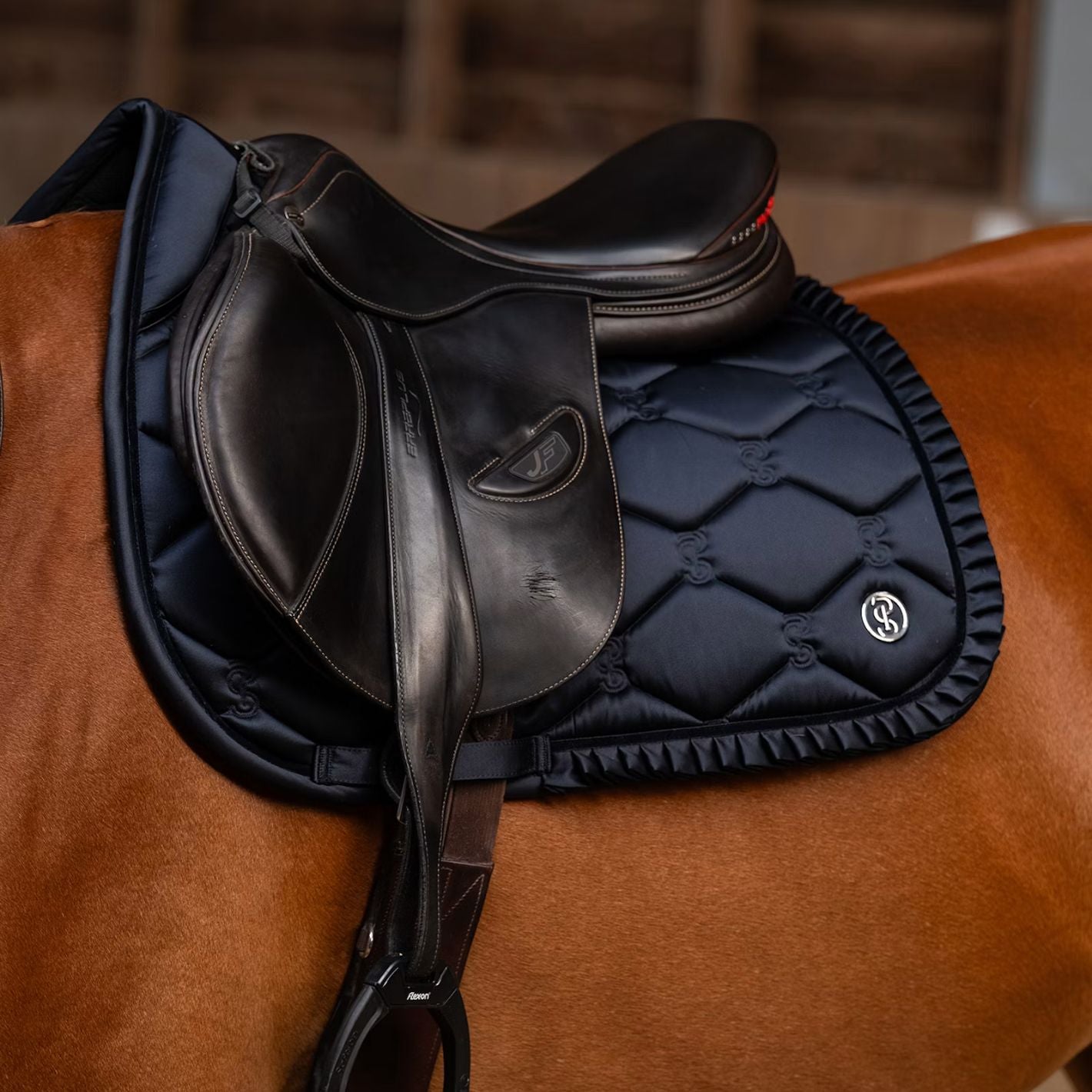 PS of Sweden Ruffle Jump Pad - Navy