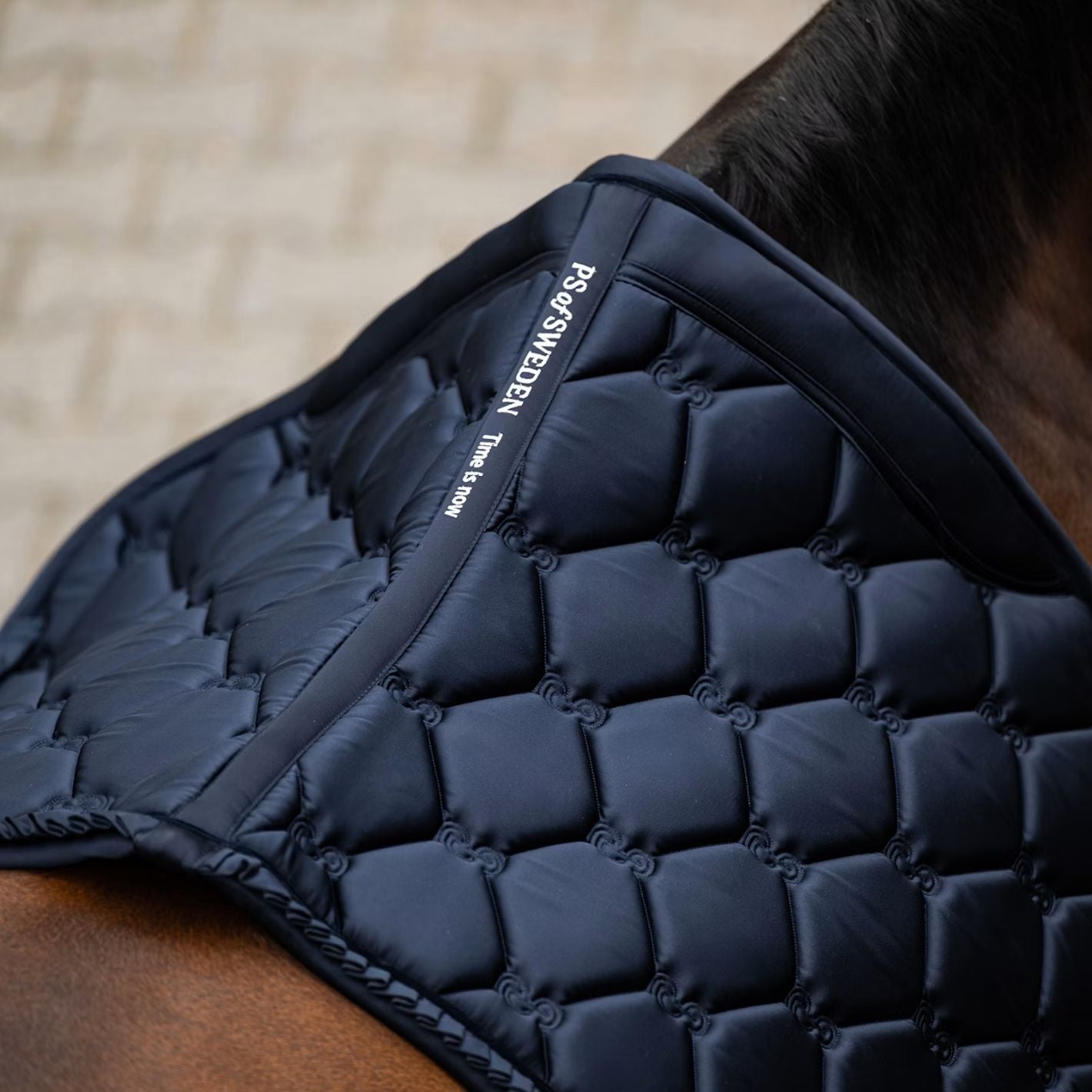 PS of Sweden Ruffle Dressage Pad - Navy