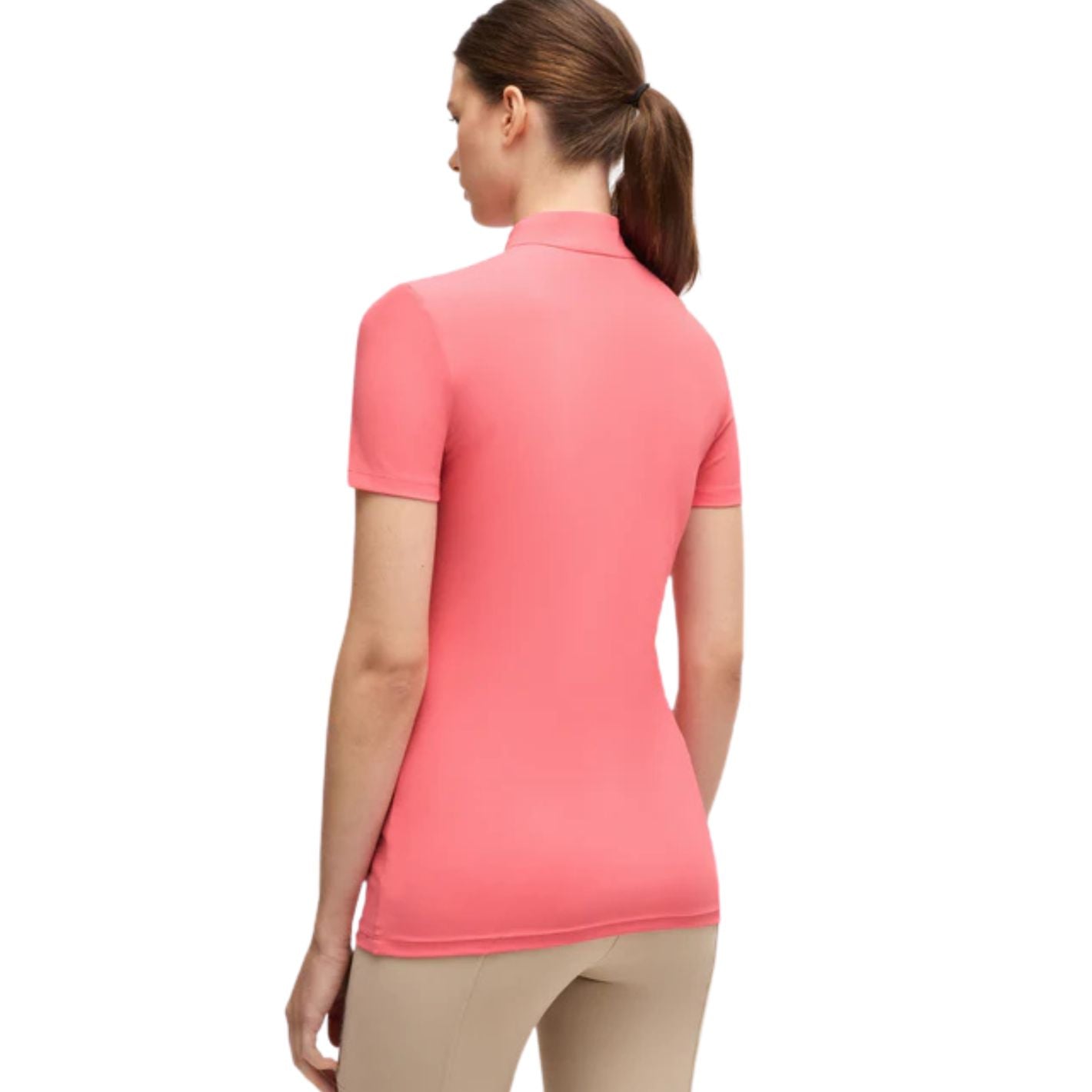 Boss Equestrian Maira Stripes Training Shirt - Pink