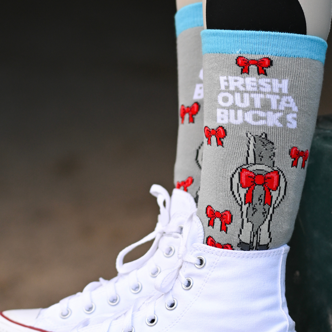 Dreamers & Schemers Knit Socks - Fresh Outta Bucks