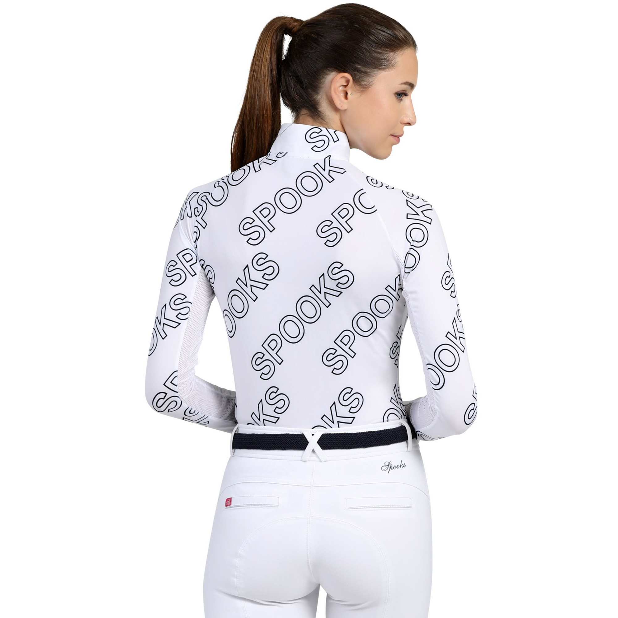 Spooks Niena Shirt - White/Black