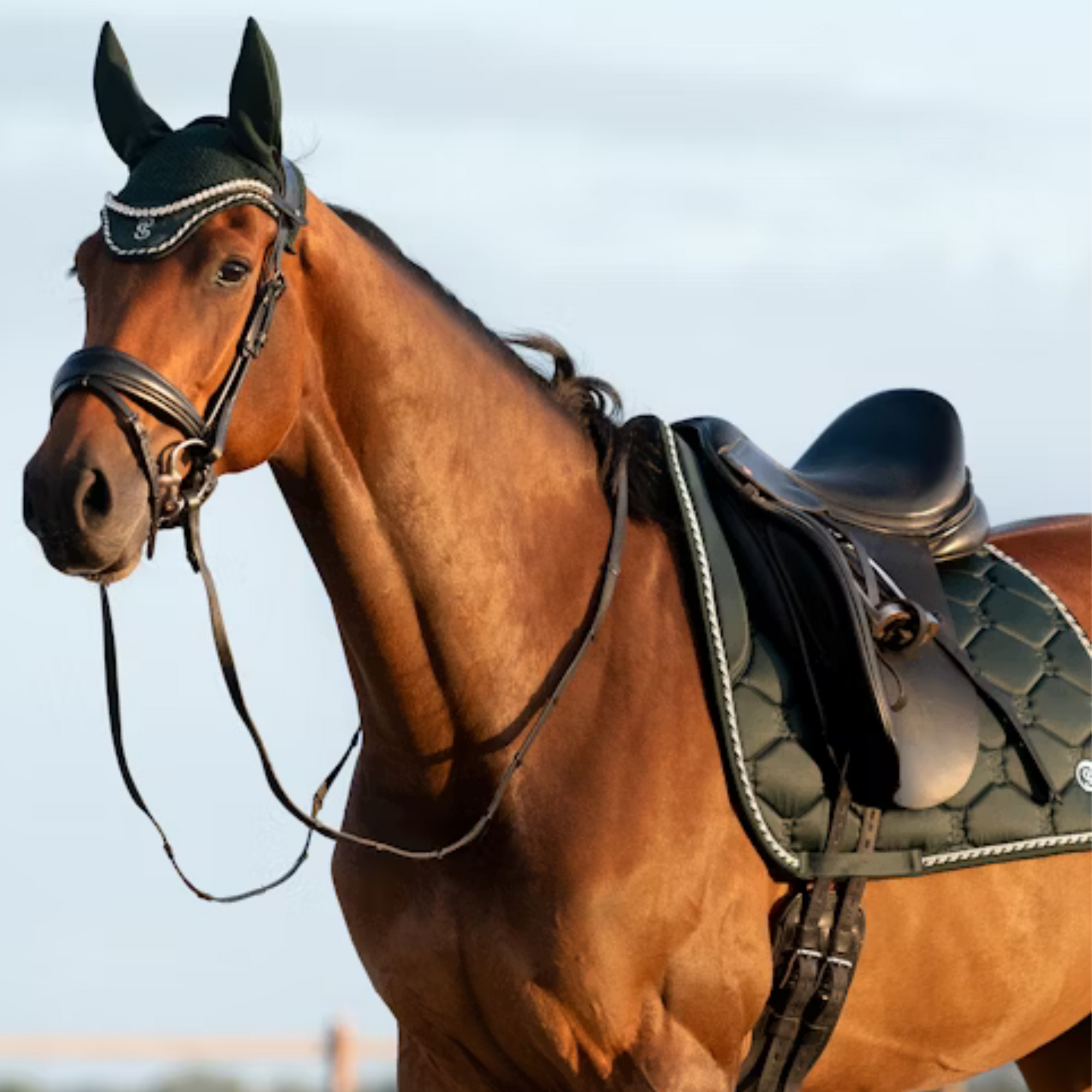 PS of Sweden Ear Bonnet - Midnight Green