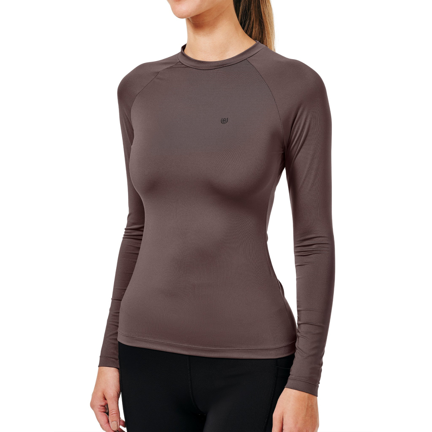 Equestrian Stockholm Dynamic Base Layer Top - Mocha