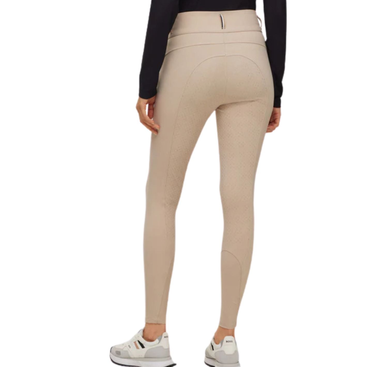 Boss Equestrian Hailey Full Grip High Waist Breeches - Beige