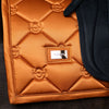 Equestrian Stockholm Satin Dressage Pad - Chestnut