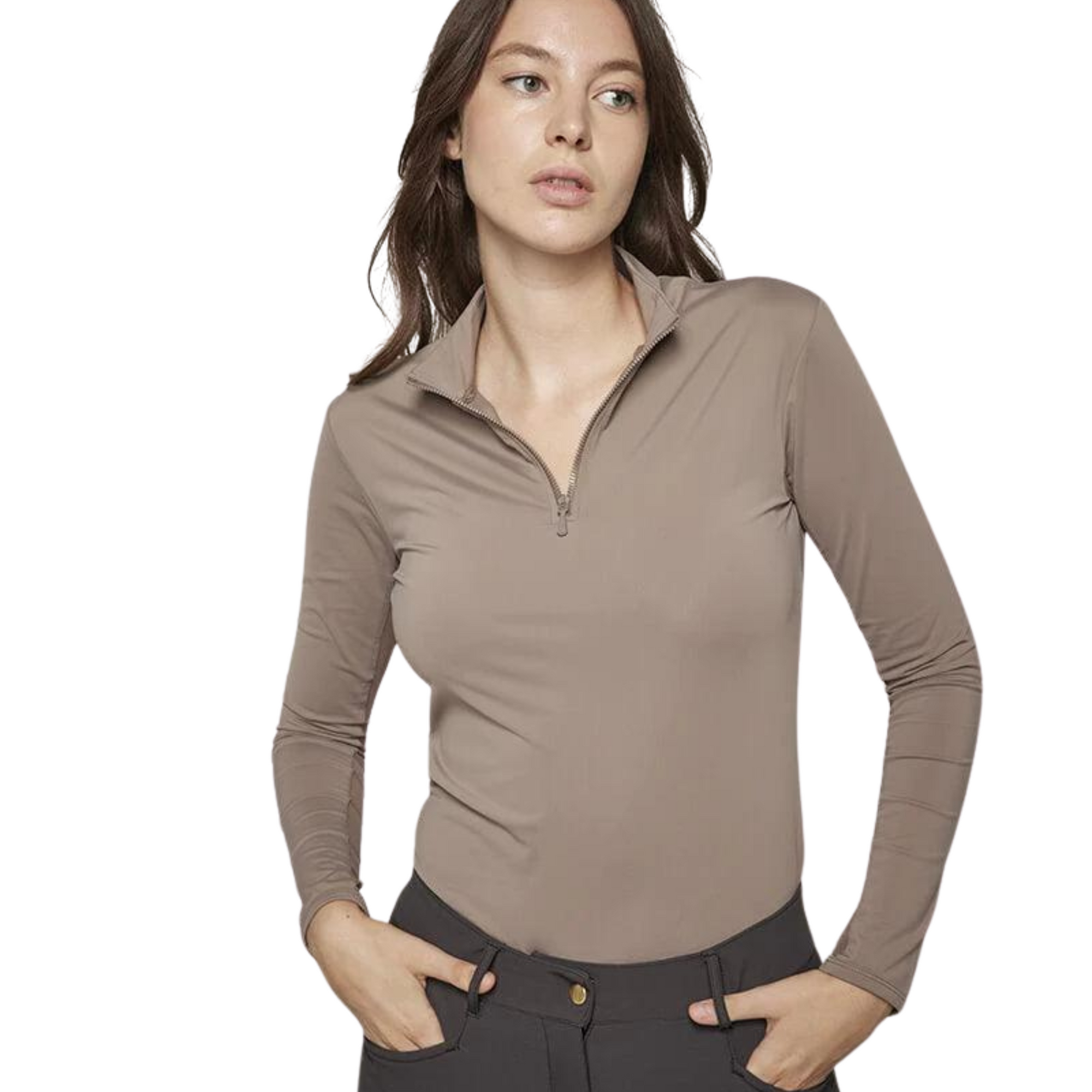 Dada Sport Indie Long Sleeve Shirt - Taupe