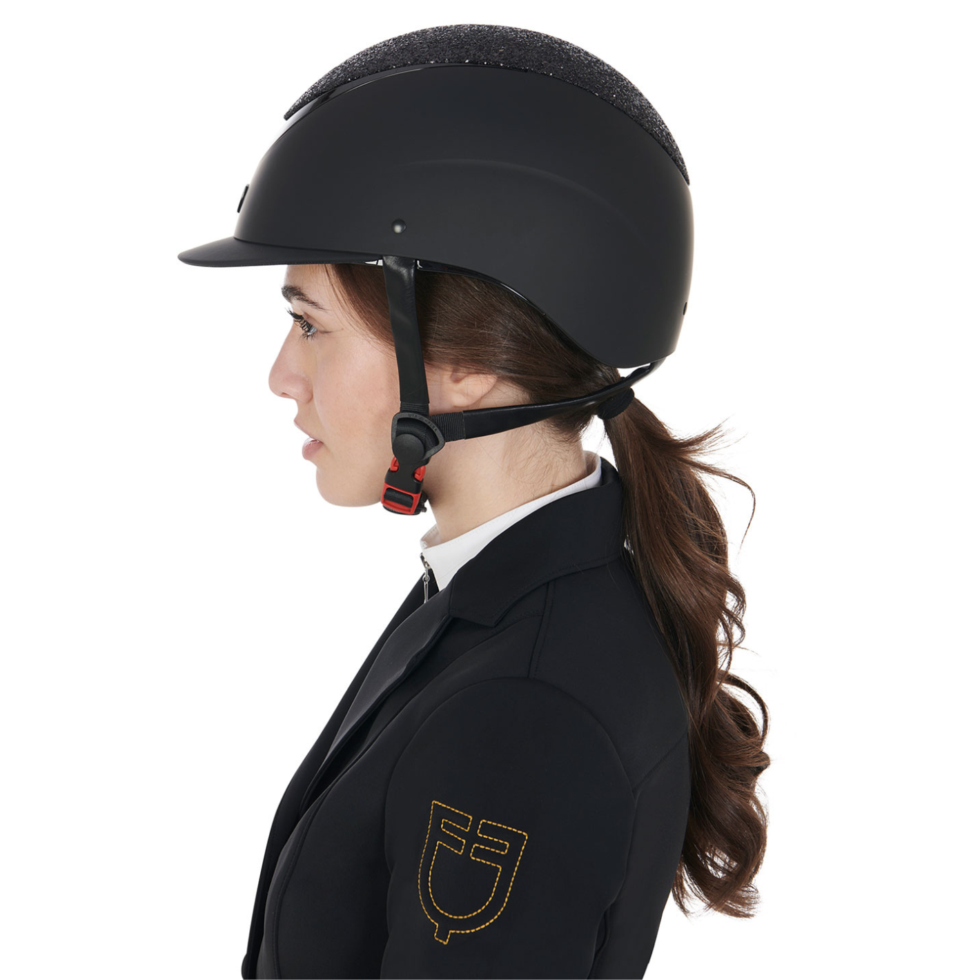 Equestro Galaxy Glitter Helmet - Black