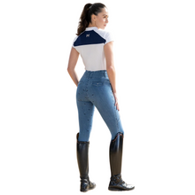 Load image into Gallery viewer, Maximilian Equestrian Pro Riding Leggings - Denim
