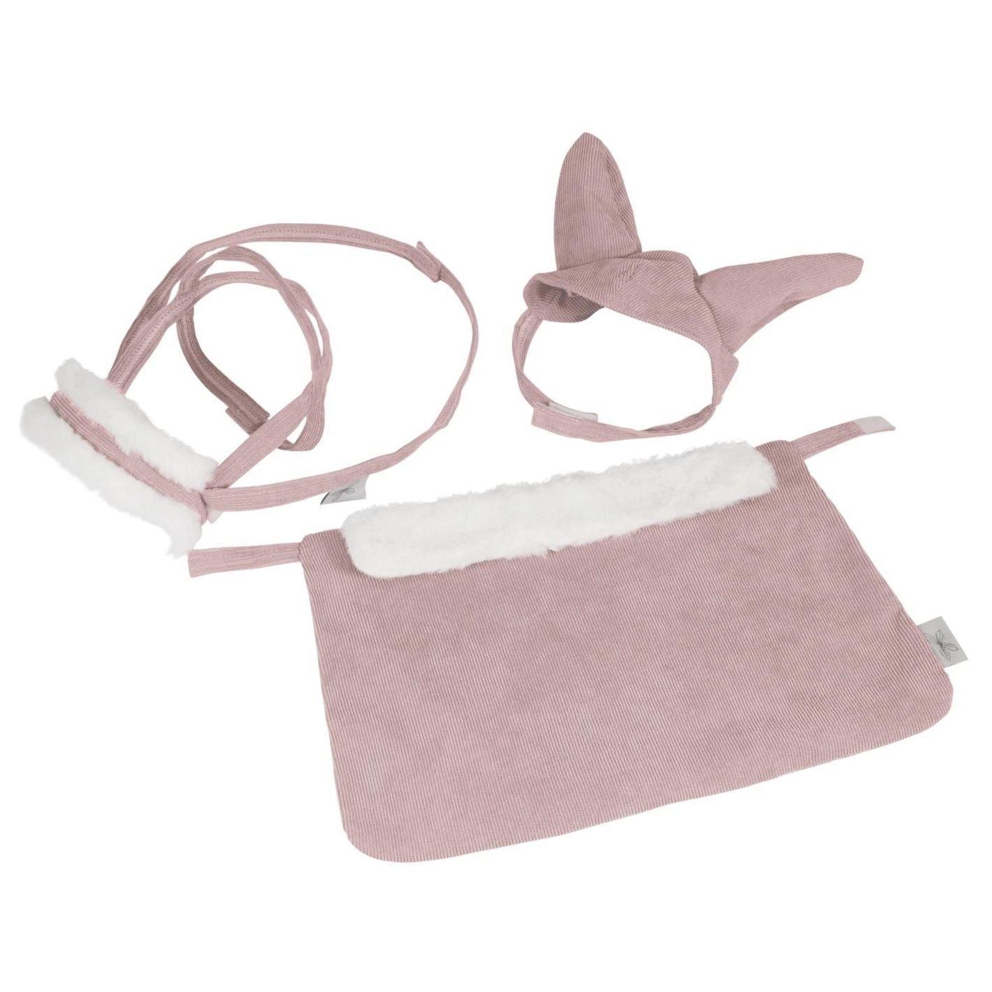 Astrup Hobby Horse Bonnet, Halter & Blanket - Dusty Rose