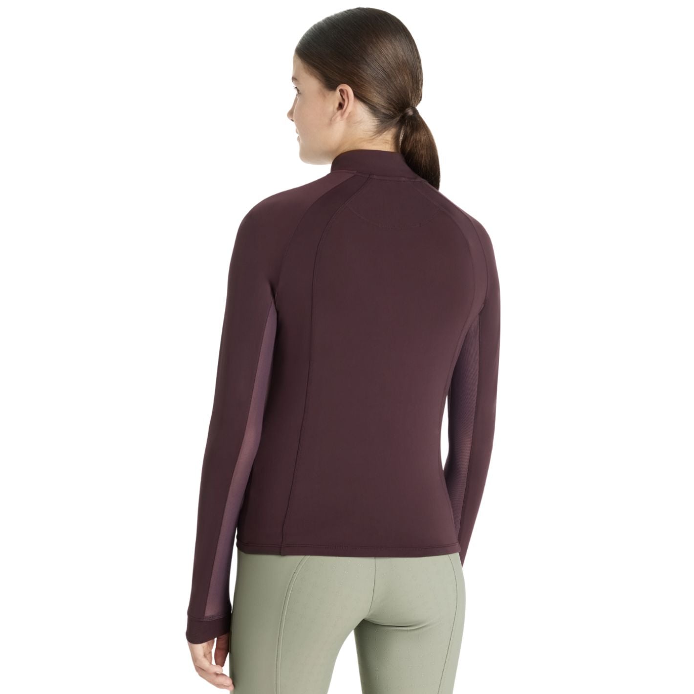 LeMieux Kids Hope Long Sleeve Base Layer - Damson