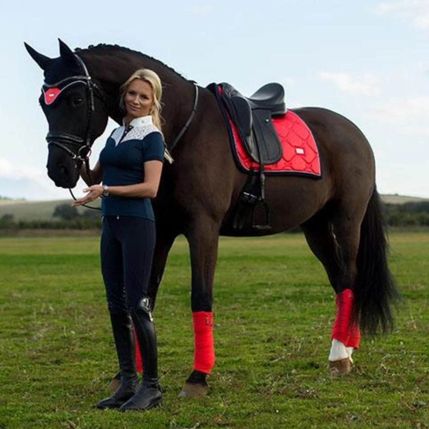 Equestrian Stockholm Dressage Pad - Grenadine