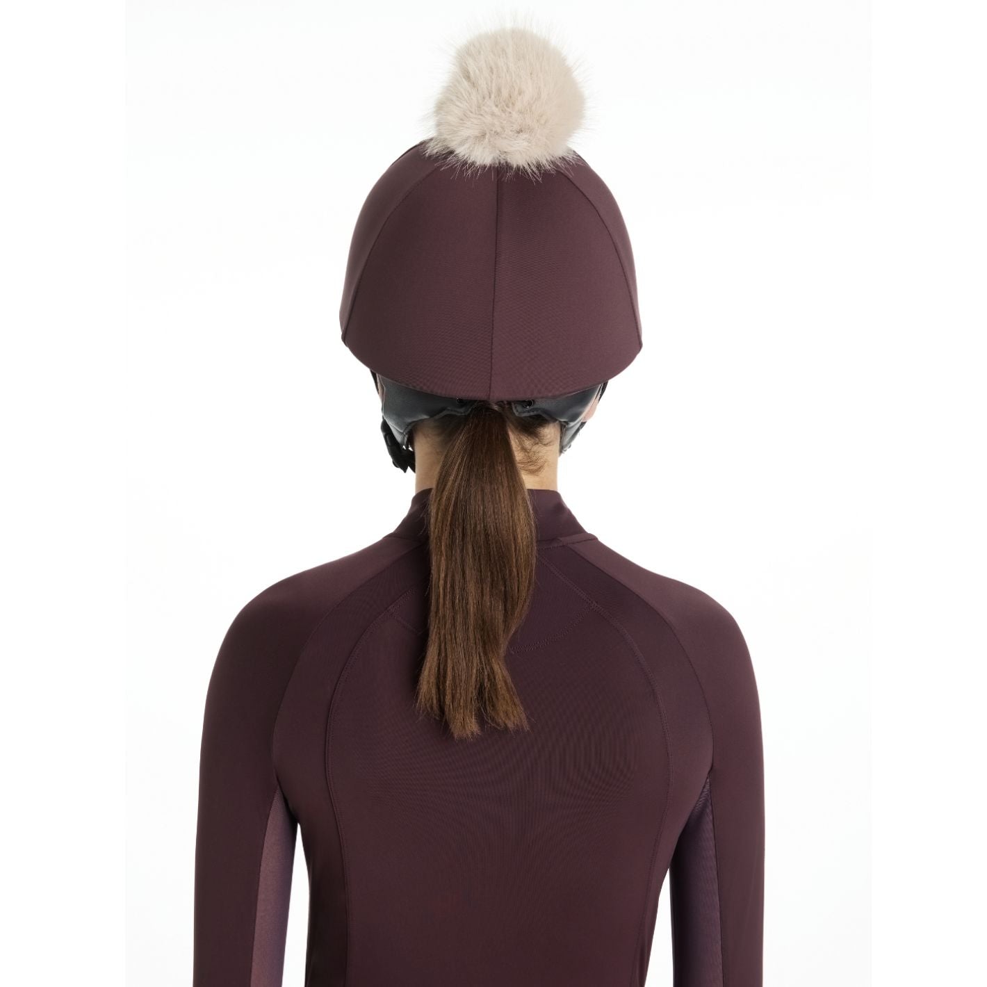 LeMieux Helmet Cover - Damson