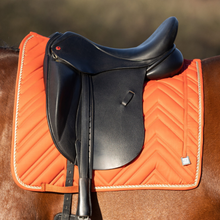 Load image into Gallery viewer, QHP Menton Dressage Saddle Pad - Amber Gold
