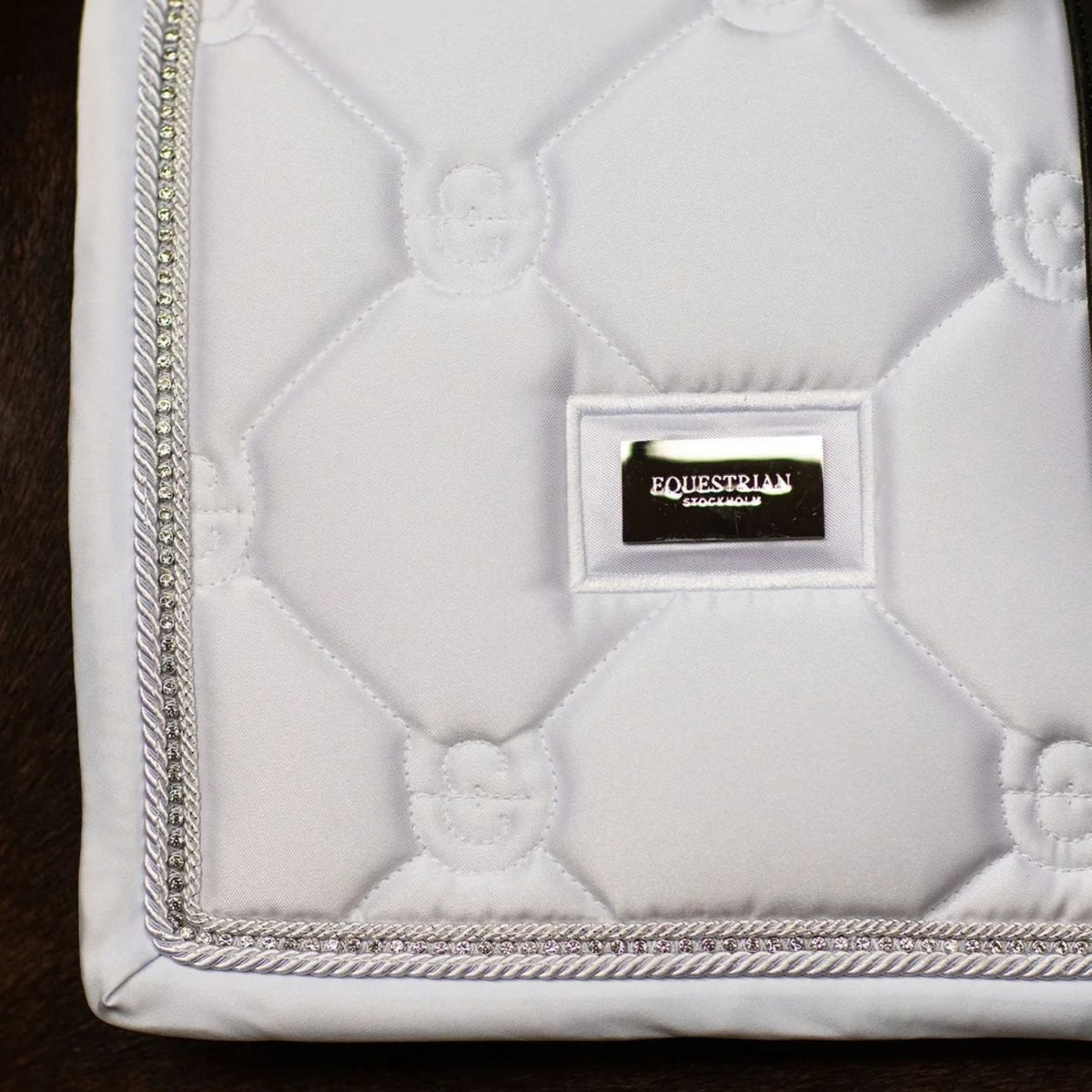 Equestrian Stockholm Dressage Pad - Crystal White