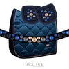 MagicTack Curved Browband - Monaco Blue