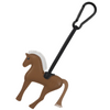 Boss Equestrian Horse Keychain - Camel