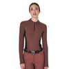 Equestro Long Sleeve Base Layer - Marron