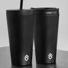 Aztec Diamond Travel Mug - Black