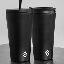 Load image into Gallery viewer, Aztec Diamond Travel Mug - Black
