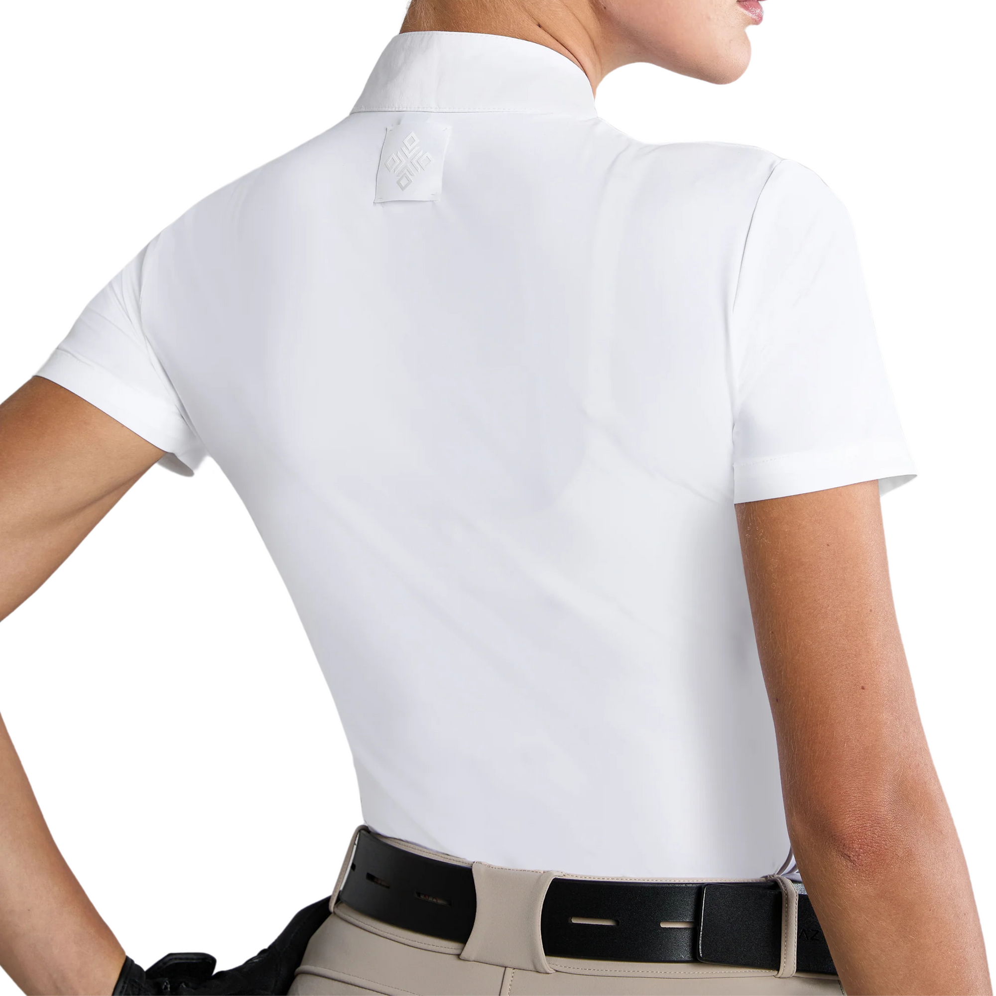 Aztec Diamond Lightweight Short Sleeve Shirt - White