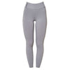 Equestro High Waist Rhinestone Leggings - Frost Grey