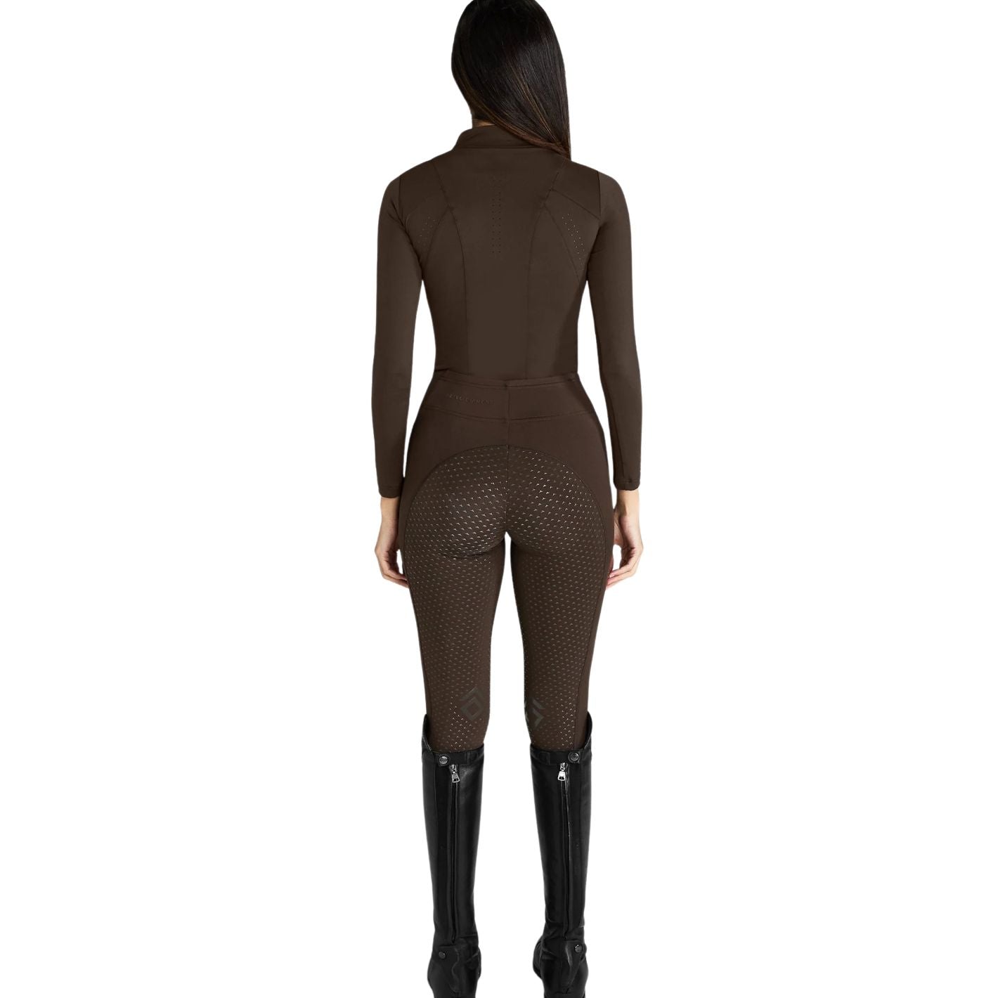 Aztec Diamond Core Leggings - Mocha