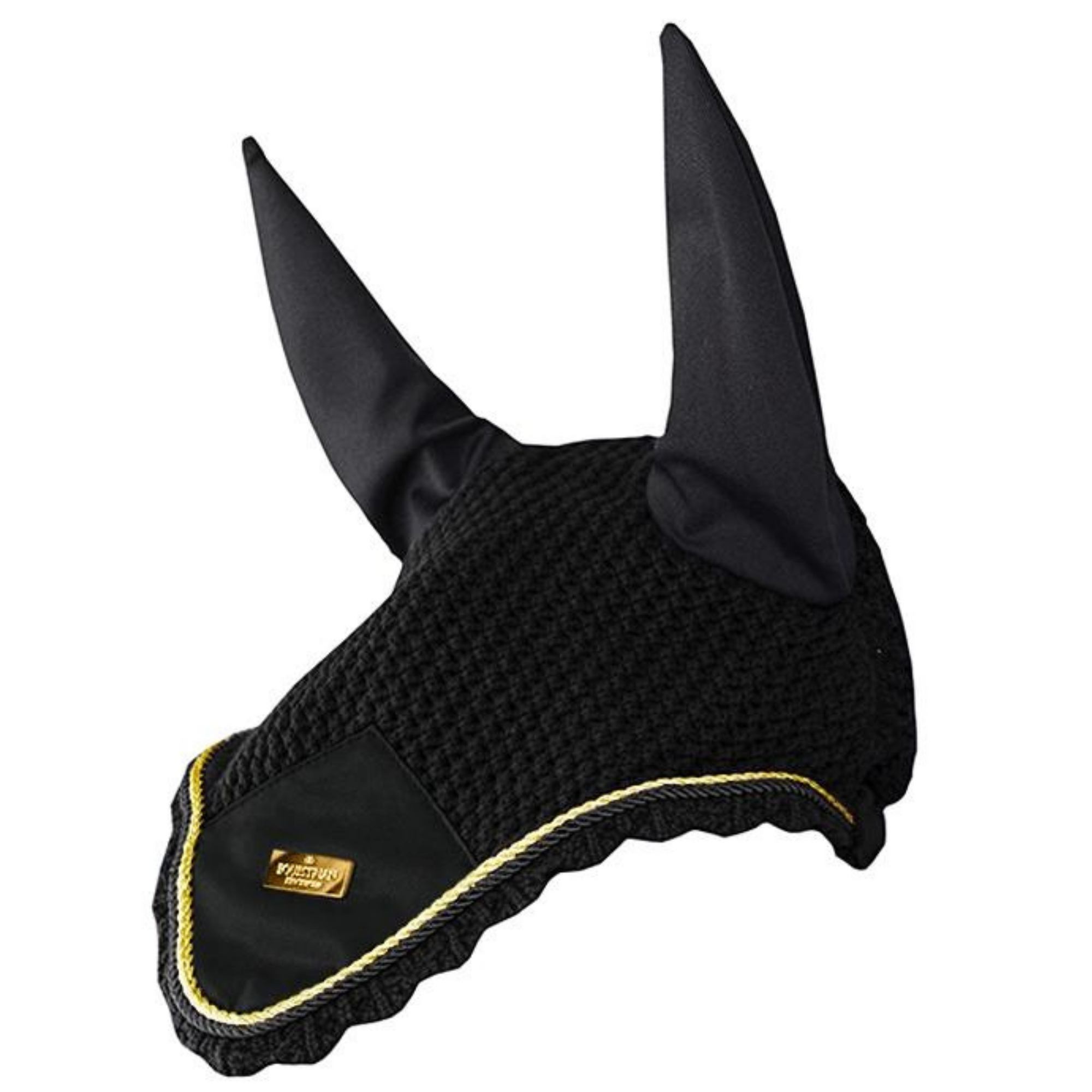 Equestrian Stockholm Ear Bonnet - Black Gold