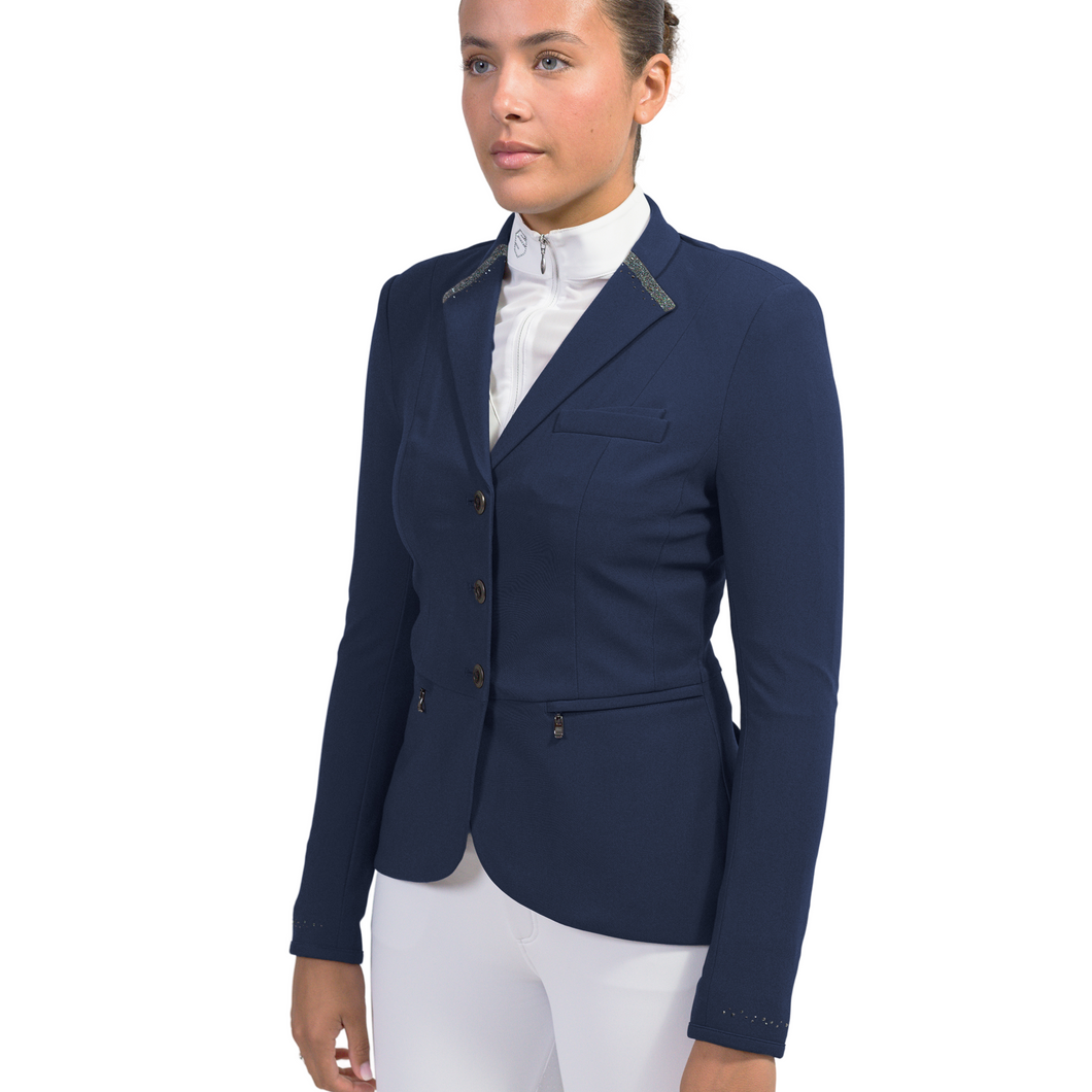 Samshield Victorine Crystal Intarsia Jacket - Night Blue