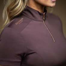 Load image into Gallery viewer, Equestrian Stockholm UV Protection Short Sleeve Top - Endless Glow
