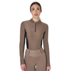 Equestro Long Sleeve Base Layer - Walnut