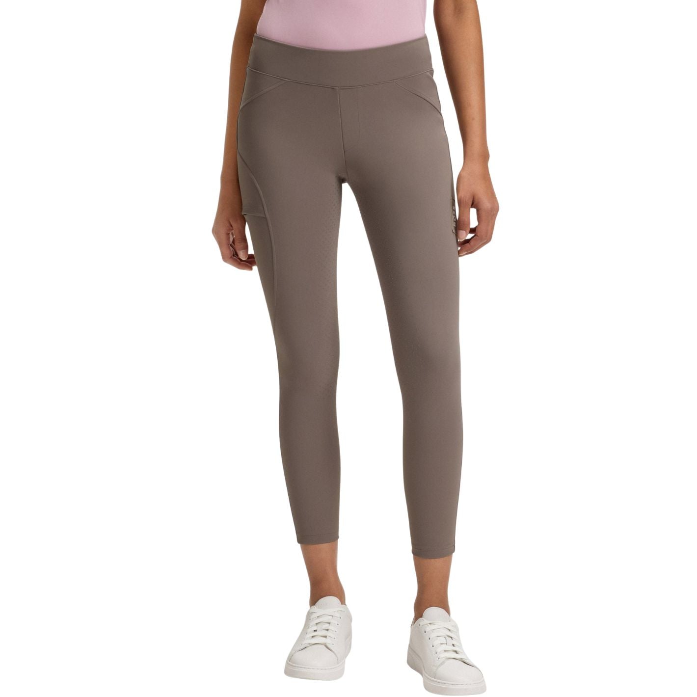 Boss Equestrian Helen Hybrid High Waist Leggings - Dark Pumice