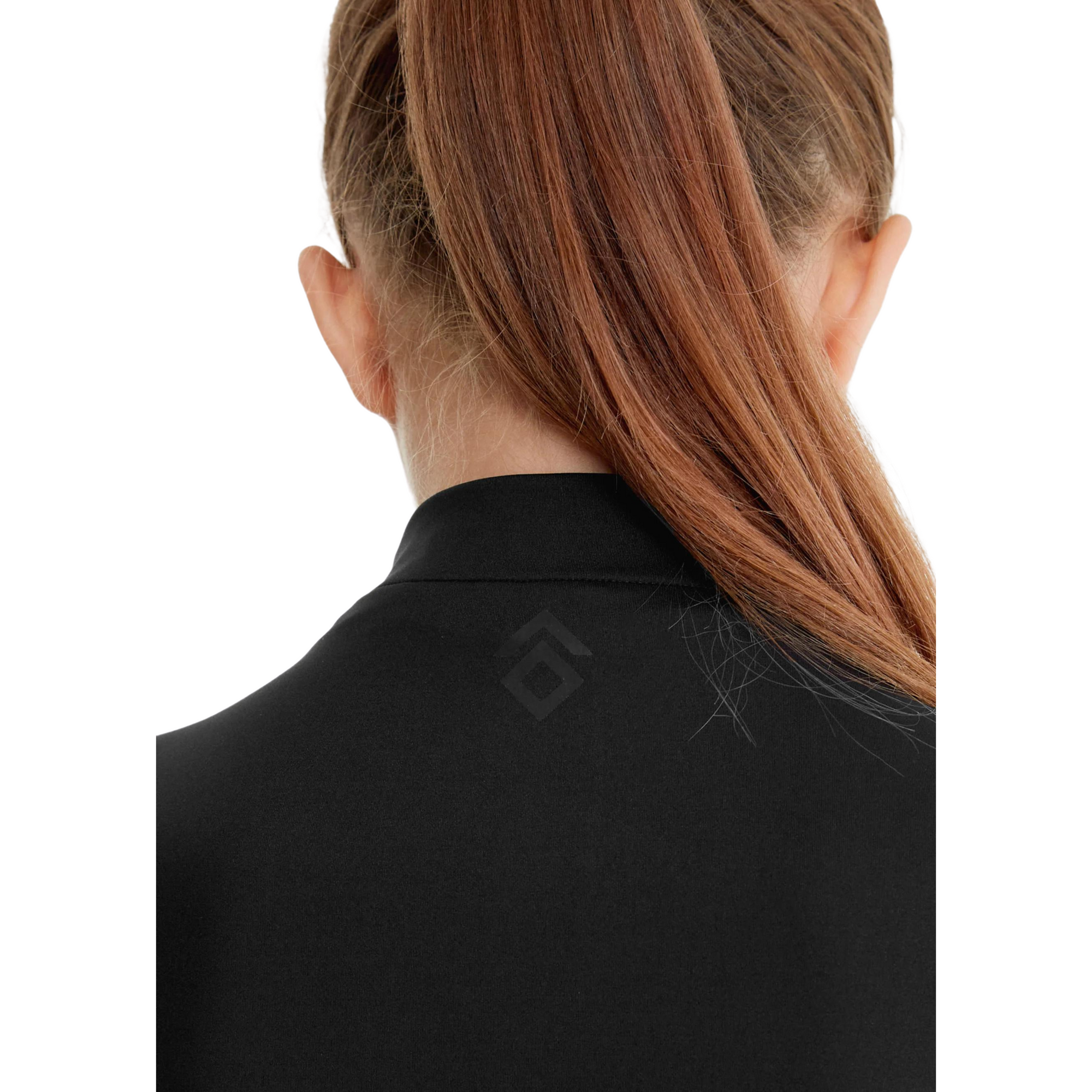 Aztec Diamond Short Sleeve Kids Base Layer - Black