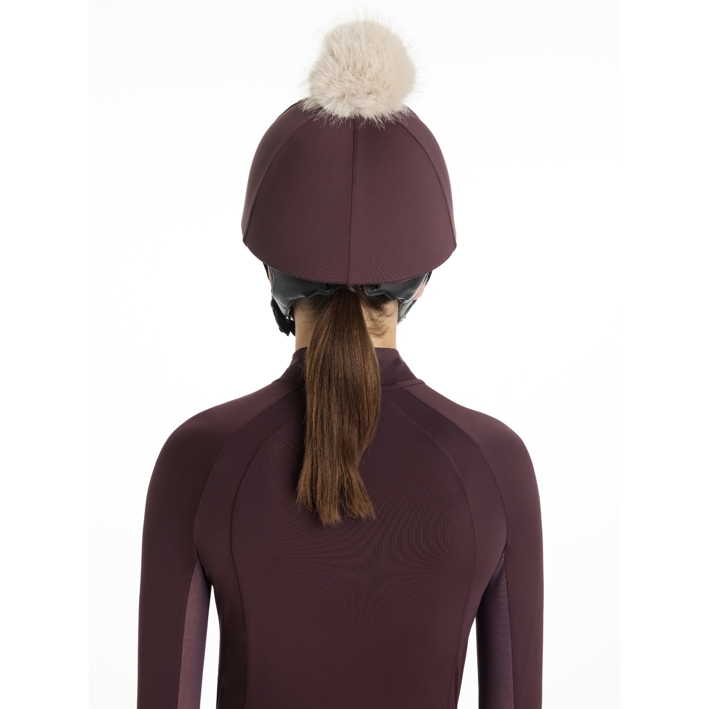 LeMieux Helmet Cover - Damson