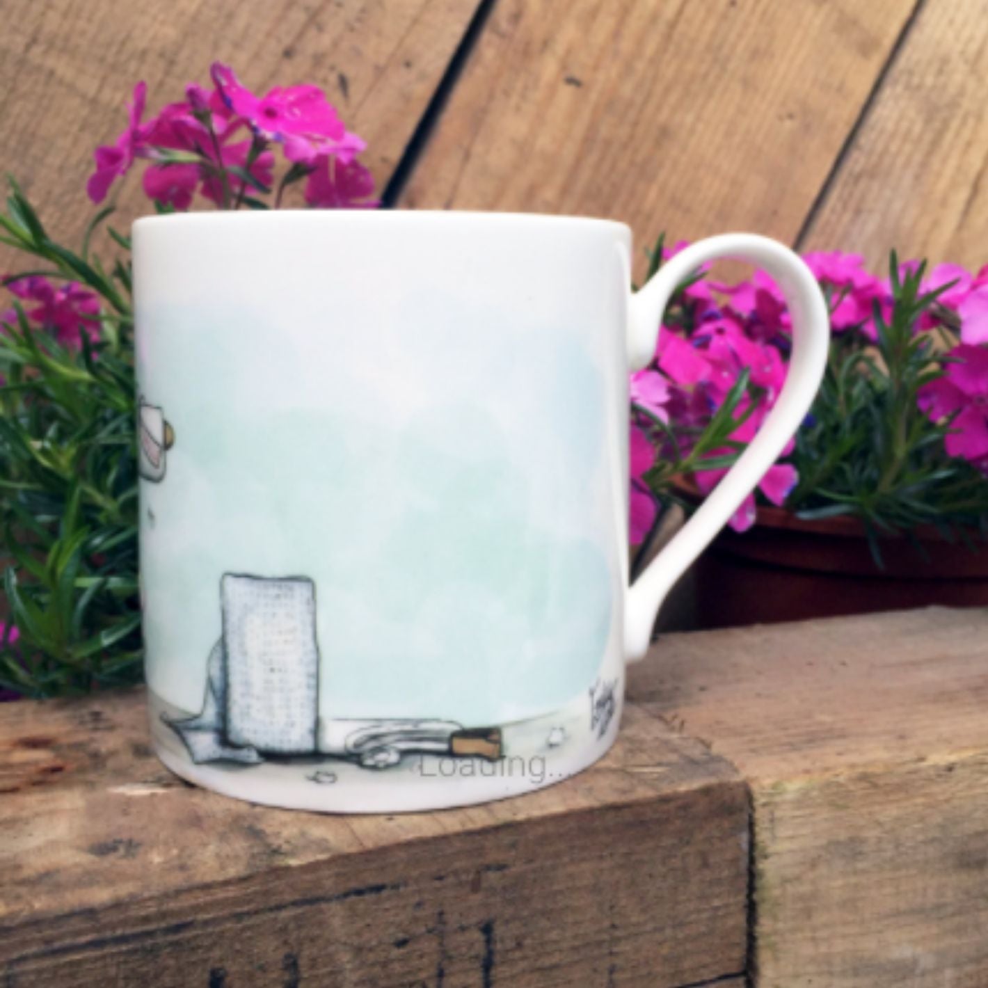 Emily Cole Fine Bone China Mugs - Desperate Times