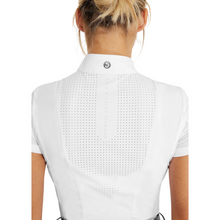 Load image into Gallery viewer, Aztec Diamond Short Sleeve Competition Shirt - White
